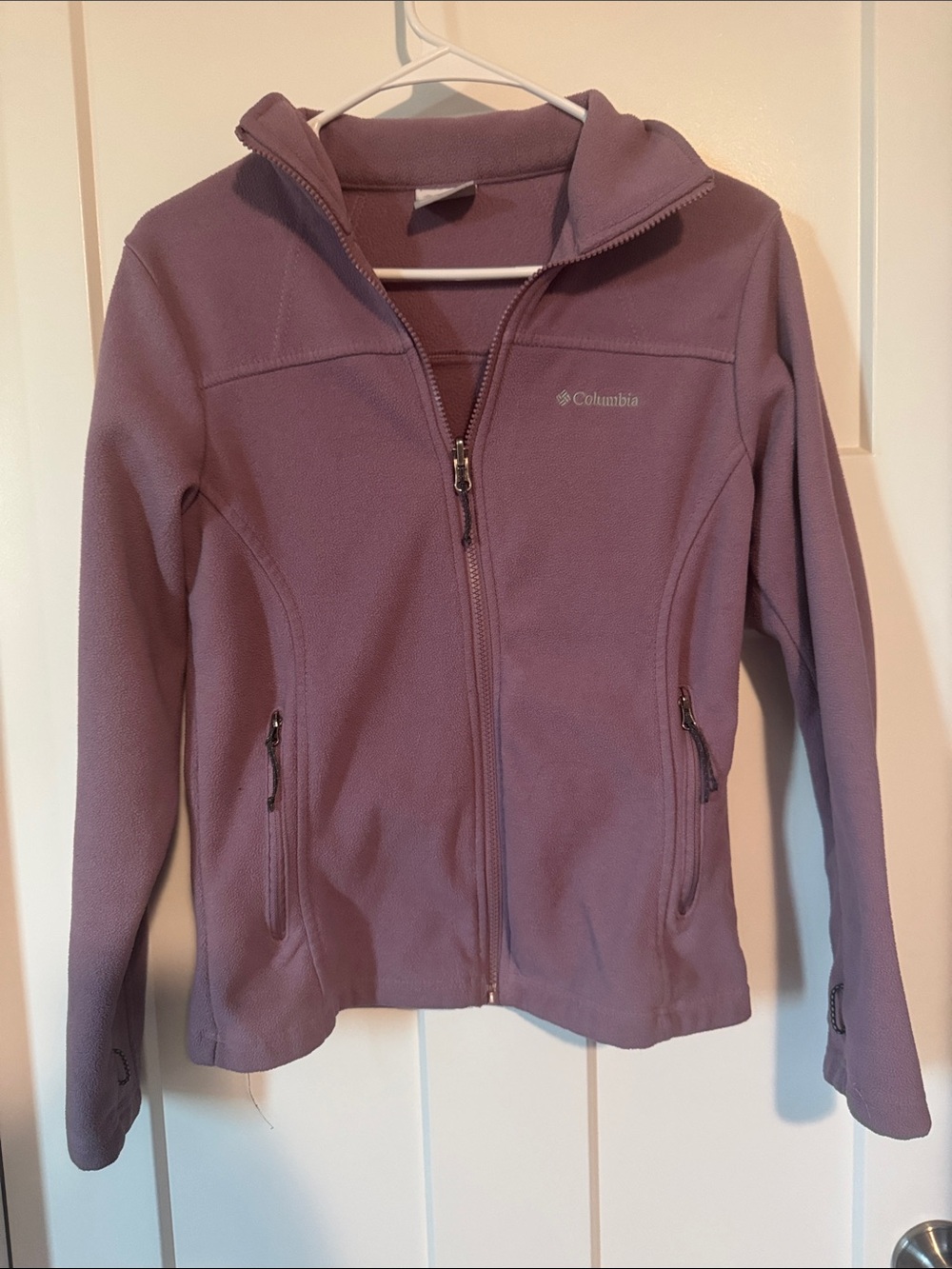Columbia Women's Purple Full-Zip Fleece Utility Jacket